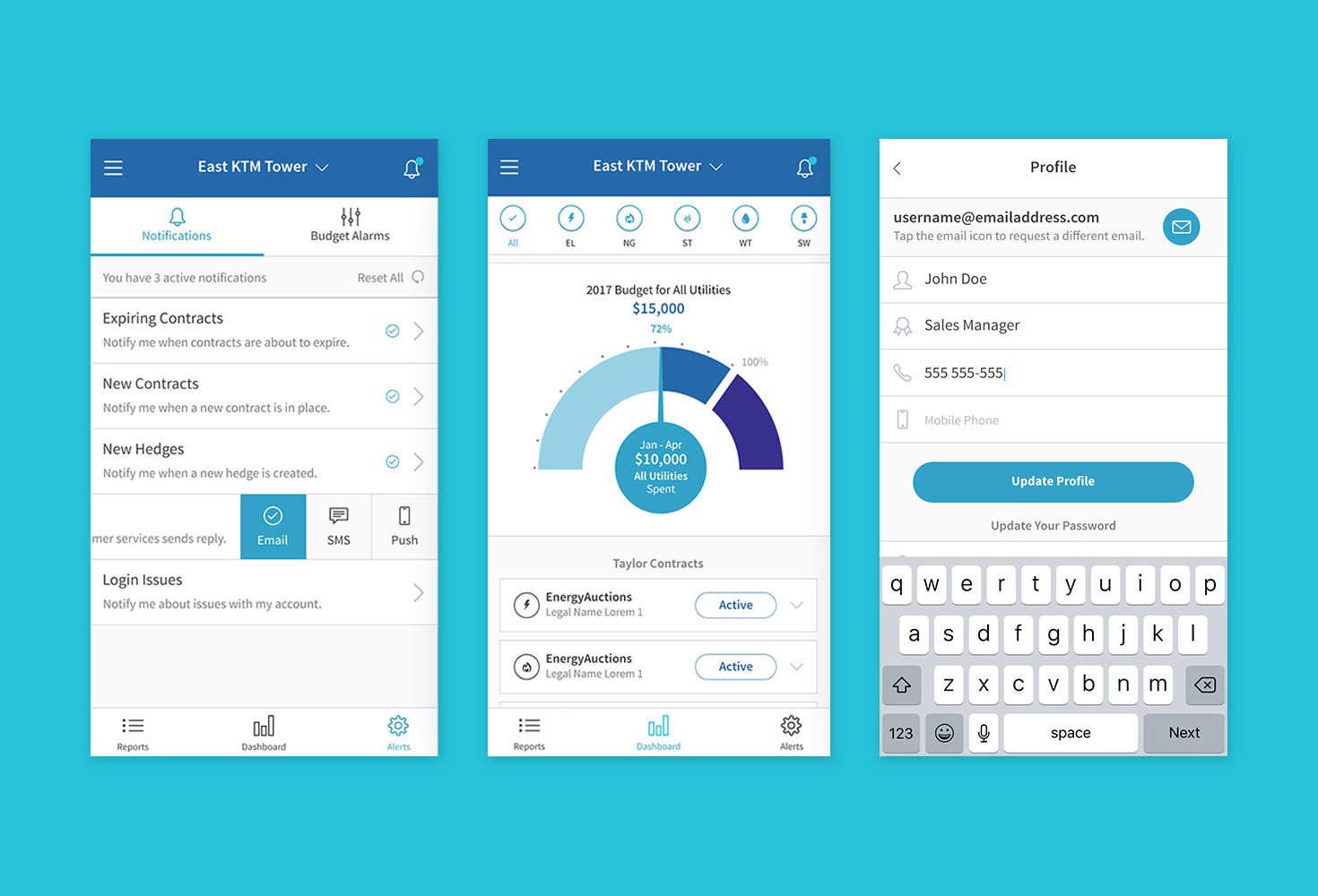 UtilityModule Mobile App